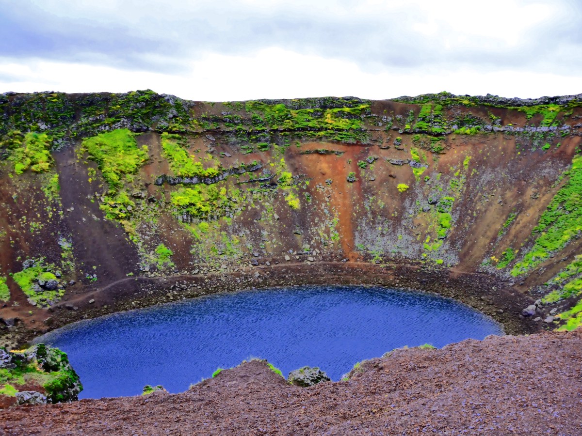 Kerio volcanic crater, Iceland
