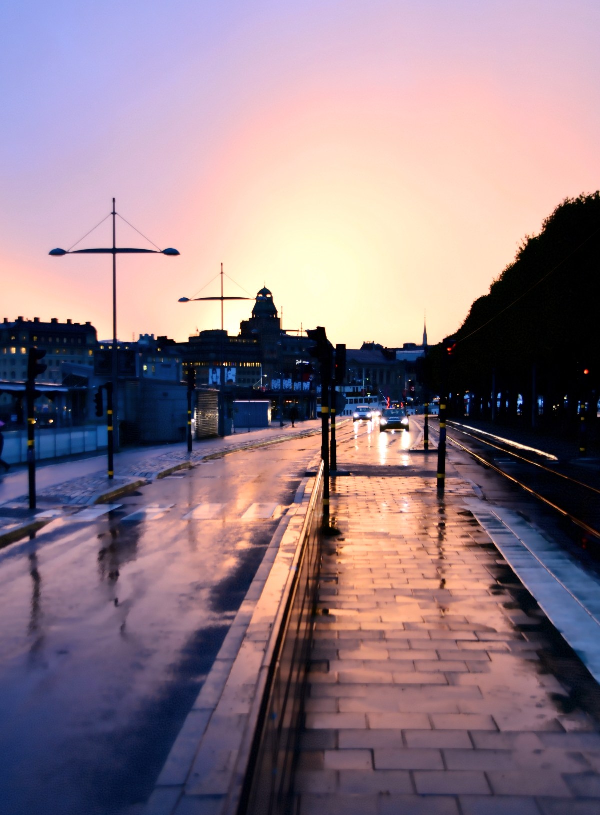 Sunset in Stockholm, Sweden