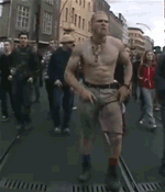 Techno Viking does not listen to the prayers of men, or bloggers. He only wants to dance, and to crush his enemies, then dance a little more.