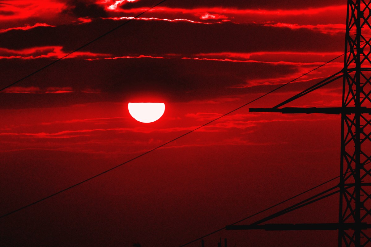 Sunset in Germany. Photo by Guy Bergstrom.