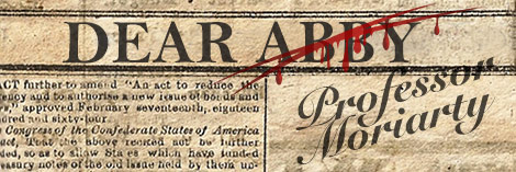 Character Issues - Dear Professor Moriarty