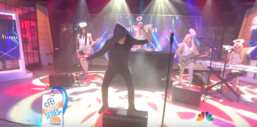 corey feldman dancing and singing